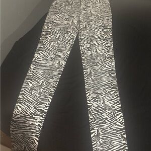 Tripp NYC Zebra Patterned Pants